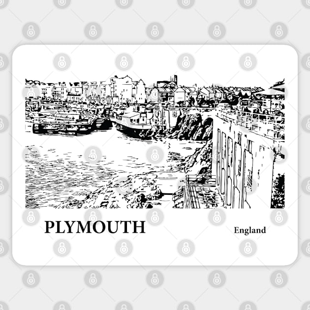Plymouth England Sticker by Lakeric